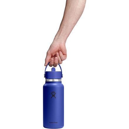 Hydro Flask 32oz Wide Mouth Flex Straw Water Bottle - Hike & Camp