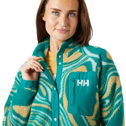 カレンダー　フリース Helly Hansen Imperial Printed Pile Snap Jacket - Women's - Clothing