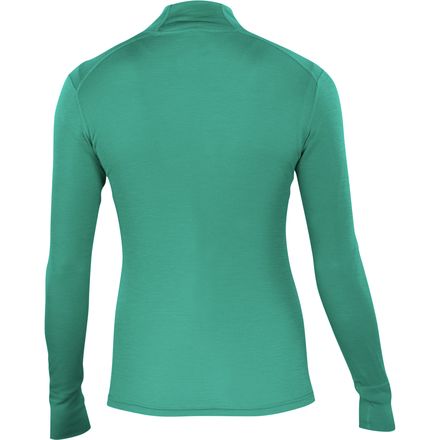 Pull Ibex Woolies 150 1/4 Zip Femme XS - Laine Mérinos Orange - Couche De Base Sport - Occasion
