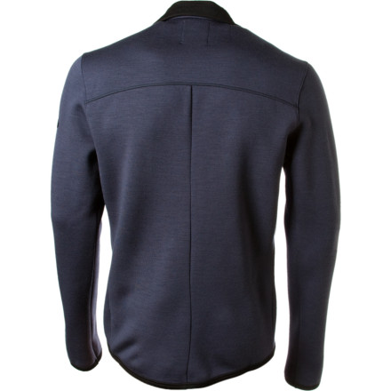 ICEBREAKER REAL FLEECE FLIGHT JACKET 紺 L Icebreaker RealFleece High-Pile Long-Sleeve Zip Jacket
