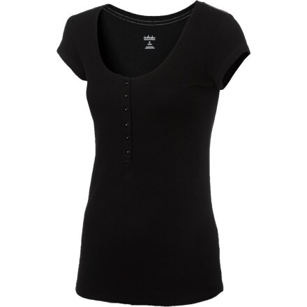 Henley shirt women's short sleeve clearance