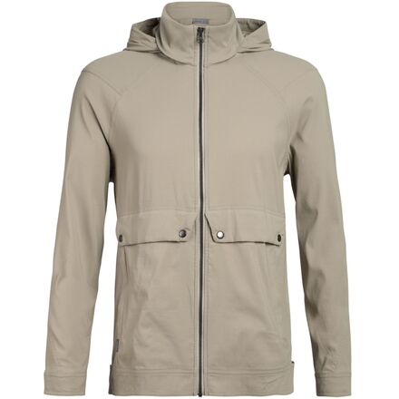 Icebreaker Briar Hooded Jacket - Men's British Tan, S