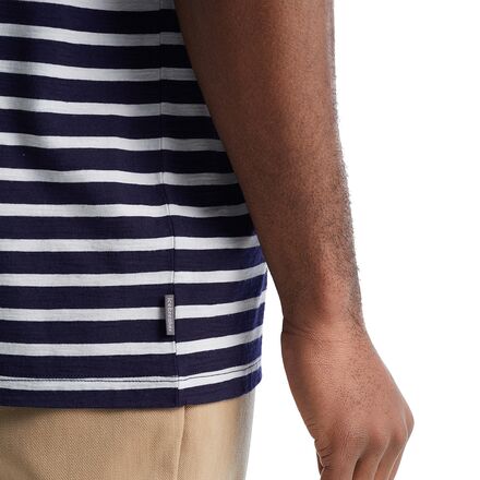 Icebreaker Granary Stripe Short-Sleeve Pocket T-Shirt - Men's