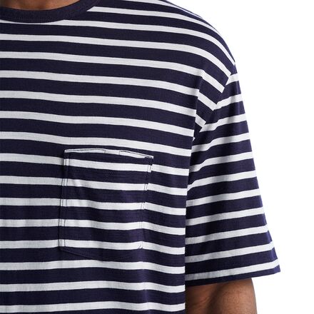 Icebreaker Granary Stripe Short-Sleeve Pocket T-Shirt - Men's
