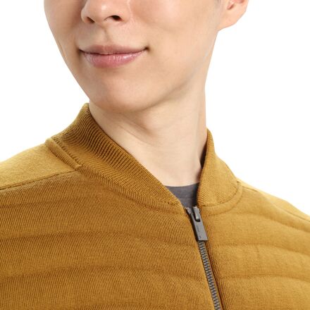 Icebreaker ICL ZoneKnit Insulated Knit Bomber Men s Clothing