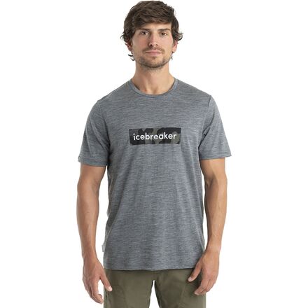 Icebreaker Merino 150 Tech Lite II T-Shirt Natural Shades Logo