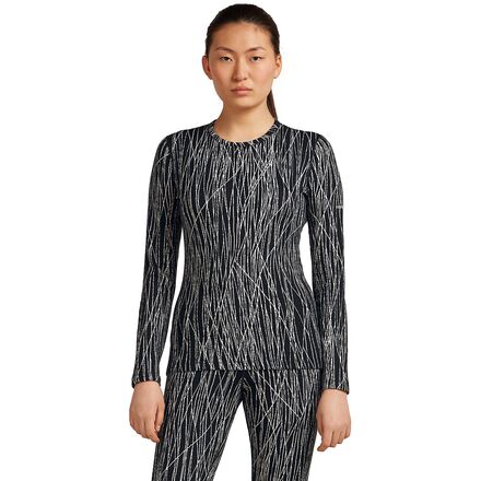 Icebreaker Merino 260 Tech Vertex Long-Sleeve Crewe GRX1 - Women's