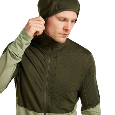 Icebreaker Merino Blend 200 RealFleece Descender LS Zip Hoodie