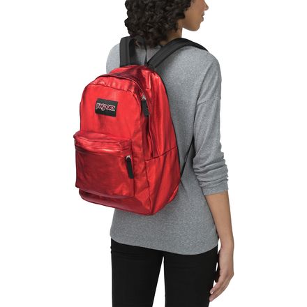 high risk red jansport backpack large Superbreak Tape Cushioned straps allow for comfortable wear and ease of transport JanSport Super FX 25L Backpack