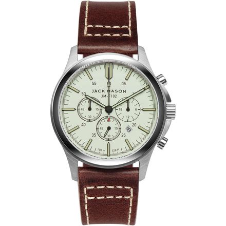 Jack Mason F102 Field Collection Leather Watch - Accessories