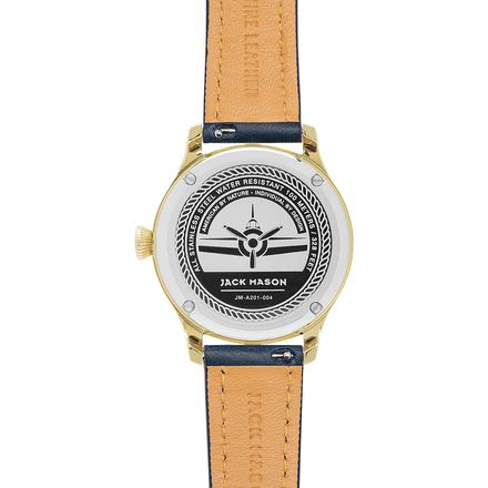 Jack Mason A201 Aviation Collection Leather Watch - Women's