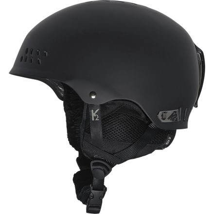k2 approach black ski helmet 2021 PHASE PRO ADULT  Pro Shop weight EPS lining which molded directly to a tough K2 Verdict Helmet - Ski