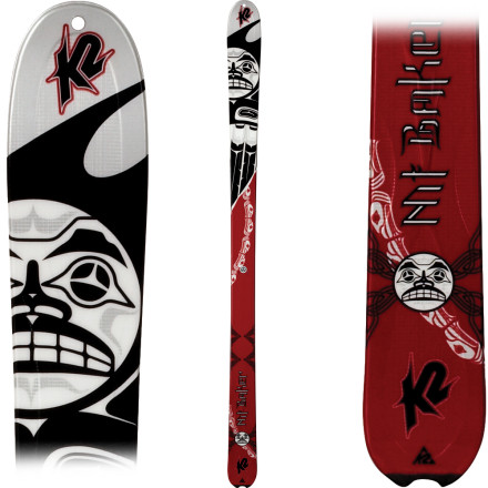 K2 - ケーツー K2 MT BAKER マウントベーカー 181cm BC スキー スキー板 バックカントリー パウダー アウトドア 重量実測：約2040ｇ(一本当たり) K2 Mt. Baker Alpine Touring Ski - Ski
