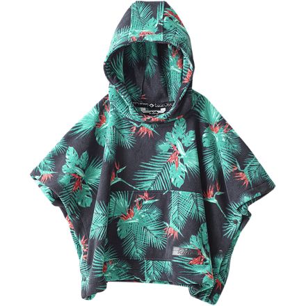 kids fleece poncho