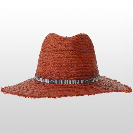 Kavu Flores Hat in chestnut brown Brown Floral Hat – Cactus N Felt main image 3