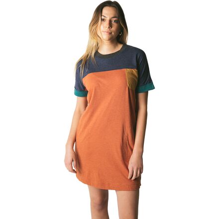 Colour block t deals shirt dress