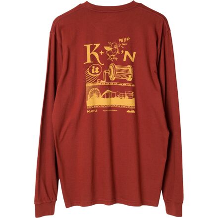 KAVU Puzzle Time Long-Sleeve T-Shirt - Men's - Clothing