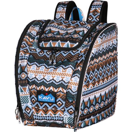 NWT KAVU Downhill Boot Bag Backpack Party Pop Geometric Pink Purple New KAVU Downhill Boot Bag - Ski main image 3
