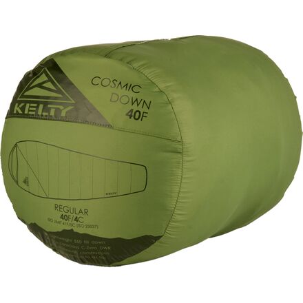KELTY COSMIC DOWN 40F/4C スリーピングバッグ Kelty Cosmic 40 Sleeping Bag: 40F Down - Hike & Camp