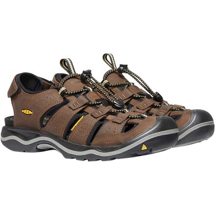 Keen Rialto Lace Low Boot Outdoor Hiking Shoes Brown Leather USA Made Size 10 US Keen Rialto Waterproof American Built Brown Leather Sandals  main image 2