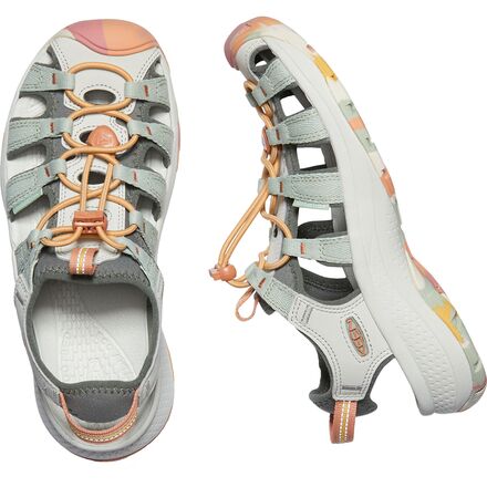 シャンシャン 　KEEN/ASTORIA WEST SANDAL Women's Astoria West Sandal | Grey/Coral | KEEN Footwear