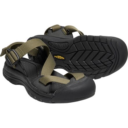 Keen Zerraport II Black Sport Sandal For Men | Sizes 7-17 | Nylon Upper Raven Aluminum | NEW In Box