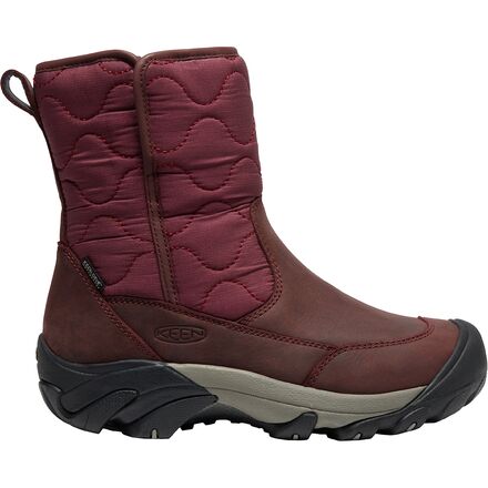 Keen Betty Pull-On Waterproof Boot - Women's Burgundy/Black, 7.5