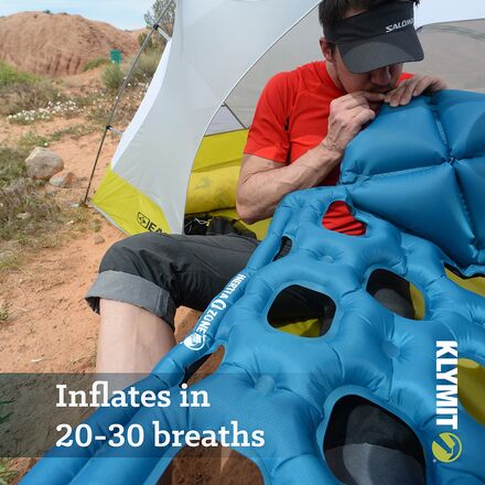アウトドア寝具 KLYMIT INERTIA-O zone Sleeping Pad Klymit Inertia O Zone Sleeping Pad - Hike & Camp