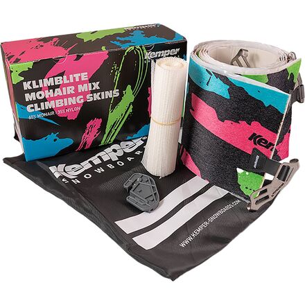 スノーボード Kemper Klimblite Mohair Mix Skin S Kemper Snowboards Klimblite Splitboard Skins - Snowboard