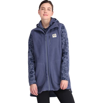Pioneer Camp Dames fleecevest mouwloos – superwarm teddybont vest met opstaande kraag en ritssluiting voor herfst, wandelen, skiën, paars (light purple), XL