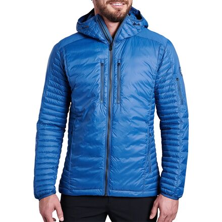 Kuhl Spyfire Hooded Down Jacket - Men's Powell Blue, XXL