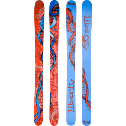 スキー Liberty DOUBLE HELIX 182cm 121mm Liberty Double Helix Skis 2012 | evo