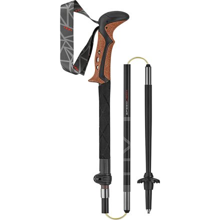 Bâtons De Trail LEKI Micro Trail TA Pliants - Pointe Carbure, Fût Aluminium - Occasion Bon état Pour Running