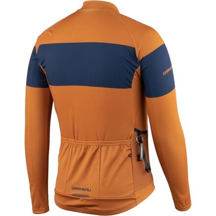 Louis Garneau Rugged Long-Sleeve Jersey - Men's Caramel/Blue, S