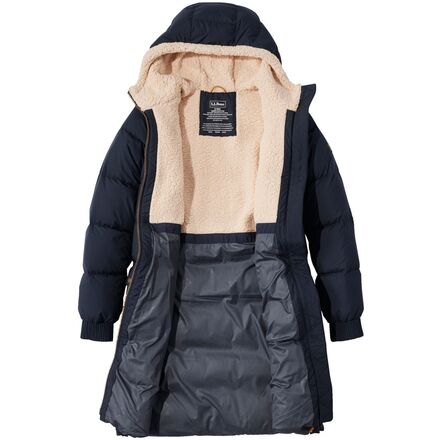 【まりも】コート ベージュ　three sisters chay ネイビー L.L.Bean Mountain Classic Sherpa-Lined Down Coat - Women's - Clothing