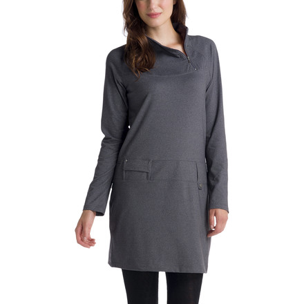 lole grey dress $91 Lole Women's Gray Solid Short-Sleeve V-Neck Slip-on Casual Dress Size Medium