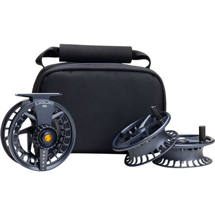 Lamson Liquid S-Series 3-Pack Reel Smoke 5+ Lamson Liquid S-Series 3-Pack Reel Smoke 5+