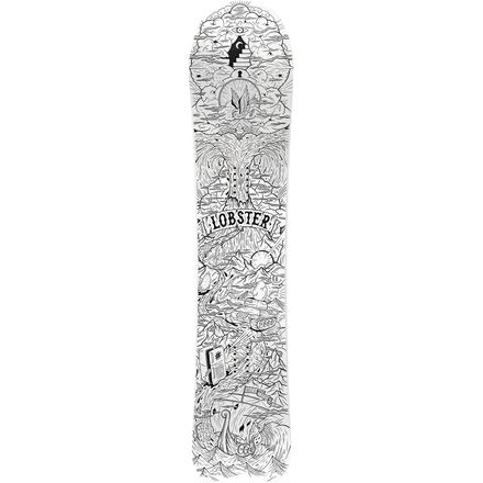 62超豪華❗️LOBSTER×FLUX メンズスノーボードセット★スノボ154cm Lobster Aaron Schwartz Snowboard - Snowboard