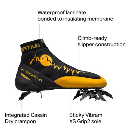 La Sportiva Mega Ice Evo Mountaineering Boot Men s Footwear