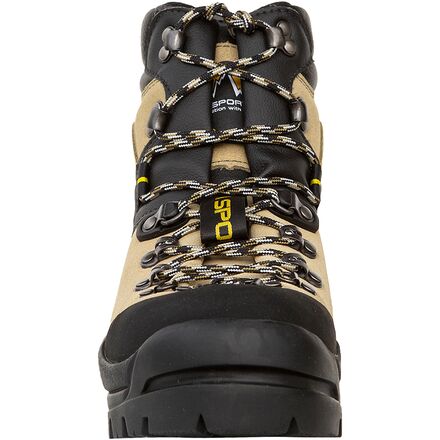 La sportiva Beige and Black Boots with Lace-Up D-Rings La Sportiva Boots Womens Size 9.5 Beige Suede Hiking Vibram  main image 2