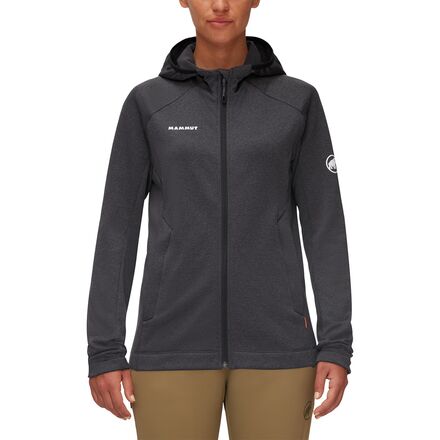 Mammut Nair ml Hooded Jacket - Women's Black Melange, XL
