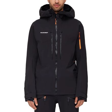 Mammut Haldigrat HS Hooded Jacket - Men's Black/White, L