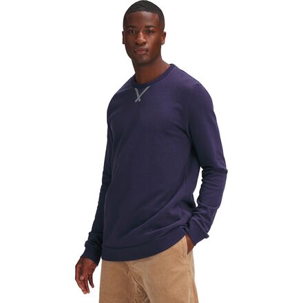 Mammut ml Crew-Neck Sweatshirt - Men's Peacoat Melange, XXL