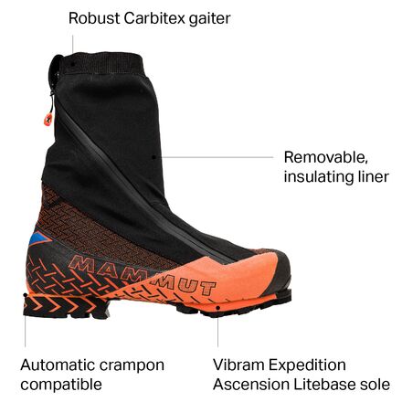 Mammut Nordwand 6000 High Mountaineering Boot - Men's - Footwear Mammut Nordwand 6000 High Mountaineering Boot - Men's - Footwear