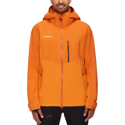 Mammut Stoney HS Jacket - Men's Dark Cheddar/Dark Radiant, XXL