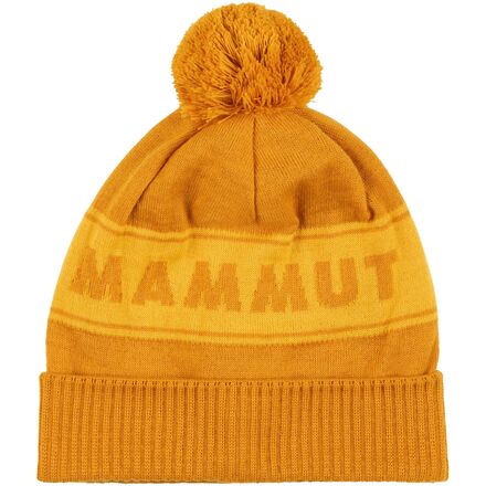 Mammut Peaks Beanie Hat - Wool Acrylic Blend, Retro Look With Bobble, Unisex For Hiking & Ski