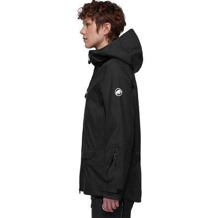 スノーボード Mammut Haldigrat Air HS Hooded Jacket Haldigrat Air HS Hooded Jacket - Men's, Tangerine/Black, L