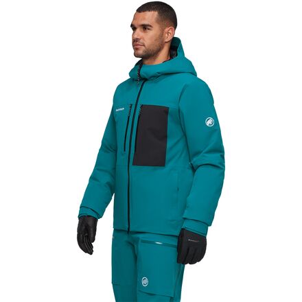 Mammut スキーウェア S ミントグリーン Mammut Stoney HS Thermo Hooded Jacket - Men's - Clothing