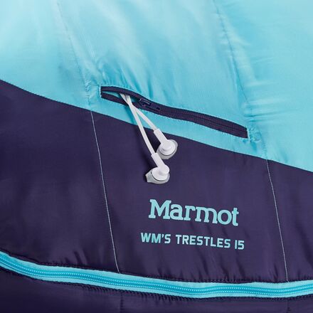 Marmot Trestles 15 Sleeping Bag: 15F Synthetic - Women's - Hike & Camp