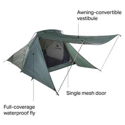 Plak opnieuw club Speciaal Marmot Mantis Plus Tent: 2-Person 3-Season - Hike & Camp